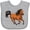 AC-Heather Grey, variant on Inktastic Wild Mustang Horse Galloping Boys or Girls Baby Bib