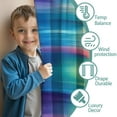 thumbnail image 3 of Blackout Kids Curtains,Colorful Striped Pattern Childrens Insulated Curtains Set Of 2,Bedroom Essentials,Toddler Room Decor 42"x54", 3 of 5