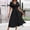 Black, variant on SEMPAI Wedding Guest Dresses for Women 2026 Elegant Classy V Neck High Waist Aline Cap Sleeve Boho Maxi Dress Flowy Sundress