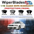 thumbnail image 2 of 2004 Audi RS6 Beam Wiper Blades Wipers w/1yr Warranty (Set of 2) (WiperBladesUSA), 2 of 5
