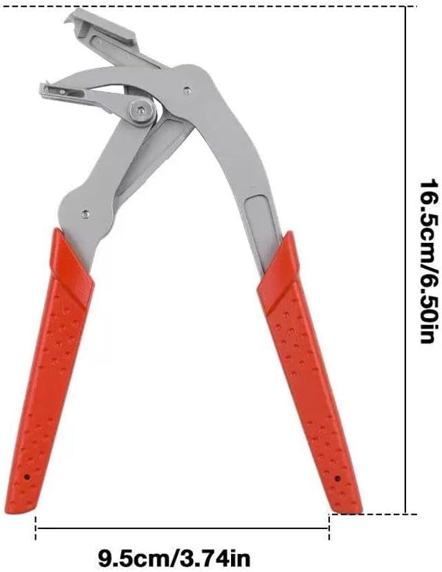 Car Clip Pliers & Trim Removal Tool, Spring-Loaded Fastener Rivet Remover for Auto Door Panels, Interior & Exterior Trim, Mechanic, Damage-Free Disassembly