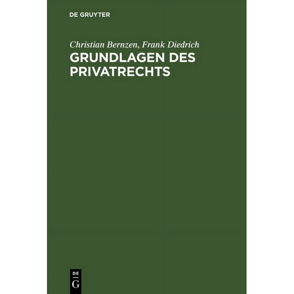 Grundlagen des Privatrechts, (Hardcover)