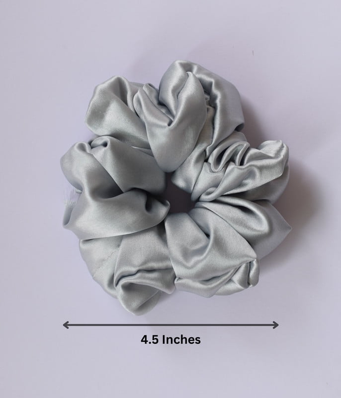 SHOPCREW 12 Pcs Soft Silk Satin Hair Scrunchies for Women and Girls Ponytail Holder Thick Hair Bands Ties Accessories 4.5 Inches