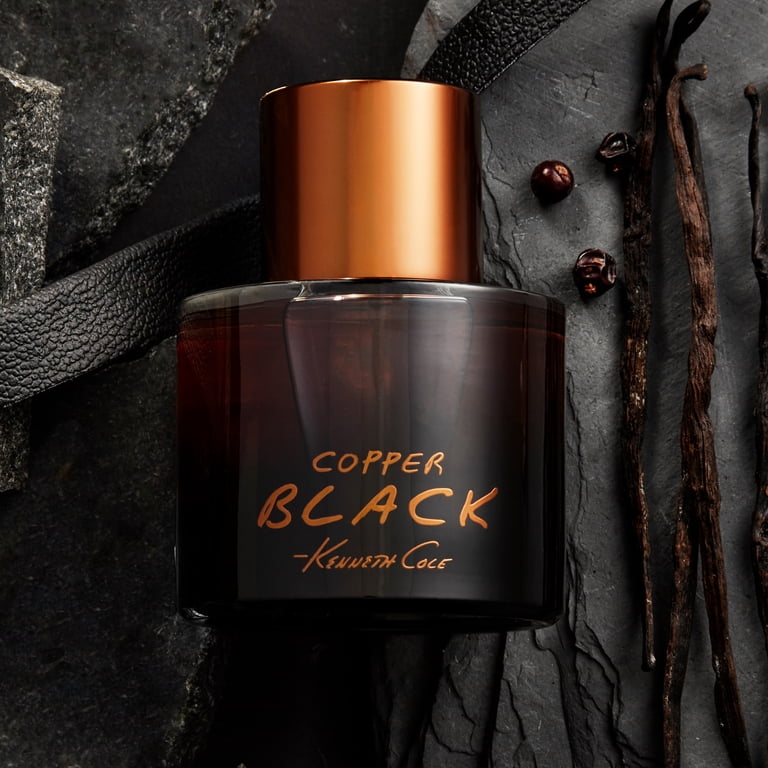 Kenneth Cole Copper Black Eau de Toilette, Cologne for Men, 1.7 oz