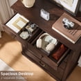 thumbnail image 6 of Joaxswe 6 Drawers Dresser Chests for Bedroom, Wood Chset of Drawers, Dressers Organizer for Bedroom, Living Room,Hallway, Walnut, 6 of 7