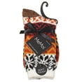 thumbnail image 5 of MeMoi Snow Dazzle Geometric Cozy Crew Sock - Womens - Female, One Size, Acai, 5 of 7
