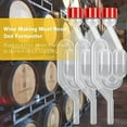 thumbnail image 2 of Brew Airlock Kit, 6 Airlocks And 6 Sealing Rings, Plastic Wine Airlock For Fermenting, Brewing, 2 of 5