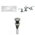 thumbnail image 1 of American Imaginations 48.75-in. W 3H8-in. Ceramic Top Set In White Color - Overflow Drain Incl. AI-29983, 1 of 8