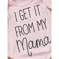 thumbnail image 4 of Newborn Baby Girls Floral Romper Bodysuit Jumpsuit Headband Outfits Clothes Set, 4 of 5