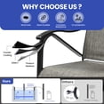 thumbnail image 3 of ModFusion Set of 2 C-Spring Motion Outdoor Patio Chairs with Breathable Fabric, 3 of 10