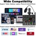 thumbnail image 6 of BM-800 Podcast Equipment Bundl with V8X Live Sound Card,Recording Studio Equipment for Live Streaming, Broadcasting with Phone/PC/Laptop, 6 of 7