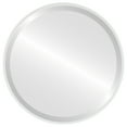 thumbnail image 1 of Singapore Framed Round Mirror - Linen White - 19" x 19", 1 of 7