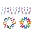 thumbnail image 1 of MasteelfCA 60PCS Sewing Clips Bobbin Clip Wire Clip Thread Spool Huggers Sewing Thread Accessrioes Bobbin Sewing Organizer for Home Sewing, 1 of 7