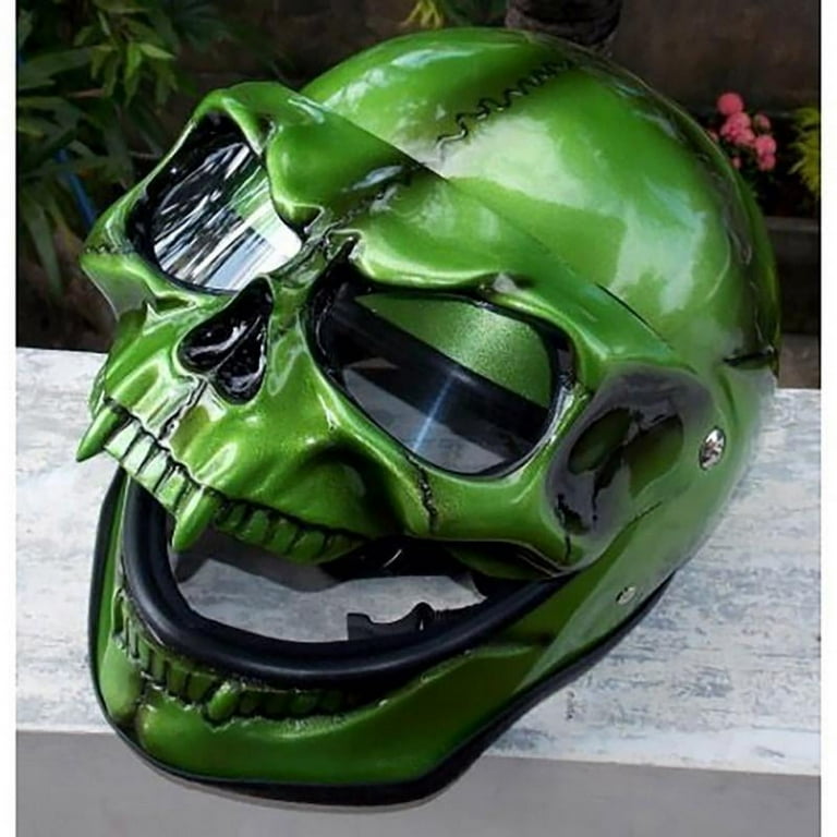 best skull motorcycle helmet American BADASS Destroyer Wired Smallest DOT Certified Helm Route 32 Riding Gear making it one of the thinnest D.O.T Skeleton Motorcycle Helmet Cover, Horror