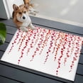 thumbnail image 3 of Entryway Rug 2'x3', Red Polka Dots Small Rug for Kitchen Bathroom Door Mat Indoor Entrance, Vintage Abstract Art Watercolor Non-Slip Area Rugs Floor Mats Carpet Front Door Rugs, 3 of 8