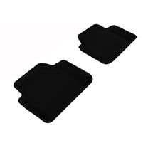 3D MAXpider Custom Fit Kagu Floor Mat (Black) for 2006-2011 BMW 3 Series / X3-2ND Row