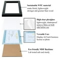 thumbnail image 6 of ELSKER&HOME 4x9 Business License Frame Black for 4 x 9 Standard Business Licence, Wall or Tabletop Display Panoramic Picture with No Mat (1 Pack), 6 of 7