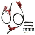thumbnail image 2 of Bike Disc Brake Set, Mountain Bike Hydraulic Disc Brake Kit 4 Piston Hydraulic Disc Brake Bike CNC Bilateral Oil Brake with 160mm Rotor Disc Suitable for Most Model on the Market, 2 of 7