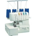 Brother 1034D 3 or 4 Thread Serger with Easy Layin Threading, White