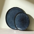 thumbnail image 6 of Stone Lain Mirella 4-Piece Dinner Plate Set Stoneware, Blue, 6 of 6