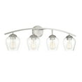 thumbnail image 3 of Trade Winds Lighting 4-Light Bathroom Vanity Light In Brushed Nickel, 3 of 5