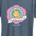 thumbnail image 3 of Garfield - I Hate Mondays Badge - Women's Short Sleeve Graphic T-Shirt, 3 of 5