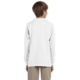 thumbnail image 2 of The Jerzees Youth 5.6 oz. DRI-POWERÃ‚Â® ACTIVE Long-Sleeve T-Shirt - WHITE - XL, 2 of 4