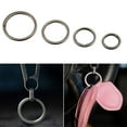 thumbnail image 4 of LIANXUE Practical Titanium Key Rings Metal Keychain Rings Heavy Duty Round Split Rings, 4 of 20