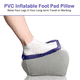 thumbnail image 5 of 2X Almohada Inflable de PVC para Pies, Almohada de Viaje con Flocado, Almohadilla de Relajación, Almohadilla de Masaje de Pies para Exteriores, 5 of 5