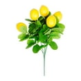 thumbnail image 1 of Rama de limón artificial Planta de limón falsa Elegante vívida con hojas realistas para Estilo A, 1 of 9