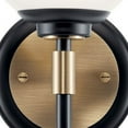 thumbnail image 3 of 55170BKCPZ Kichler Lighting Benno - 5W 1 LED Wall Sconce In Industrial Style-13.75 Inches Tall and 5.25 Inches Wide-Black/Champagne Bronze Finish, 3 of 6