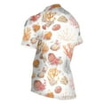 thumbnail image 3 of joogoo Corals Seashells Pattern Men's Cycling Jerseys Mountain Bike Short Sleeve Tops XL, 3 of 7