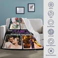 thumbnail image 5 of Custom Blanket Gifts for MOM, Customized Blankets with Photos, Make a Personalized Bed Throws to My Mom for Mothers Day, Custom Souvenir Throw Blanket for Best Mom Ever Blankets, 5 of 5