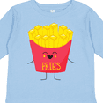 thumbnail image 4 of Inktastic Cute Kawaii French Fries Boys or Girls Long Sleeve Toddler T-Shirt, 4 of 5
