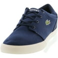 thumbnail image 1 of Lacoste Men's Bayliss Navy / Off White Ankle-High Canvas Sneaker - 9M, 1 of 1