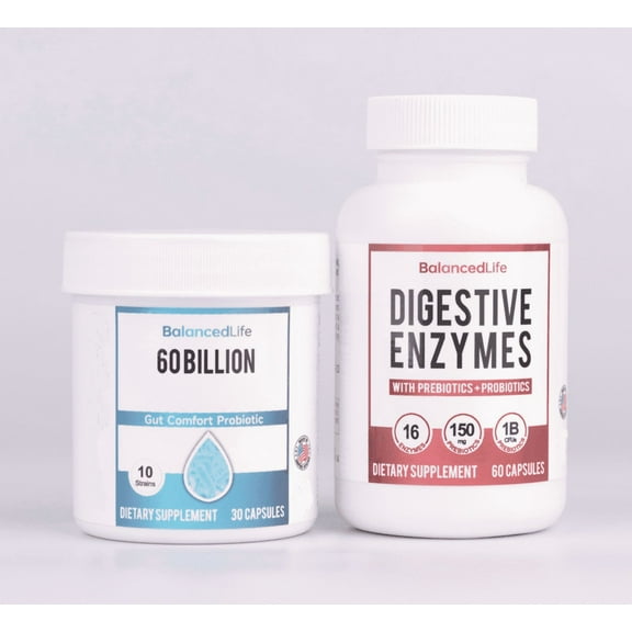Probiotics Digestive Enzymes Digestion Support