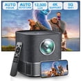thumbnail image 6 of Mini Projector 1080P Portable Projector, Compatible with iOS/Android/ Windows/TV/USB, Black, 6 of 6