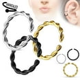 thumbnail image 3 of Nose Lip Ear Cartilage Daith Rook Lobe Septum Rings - Annealed - Sold Each, 3 of 4