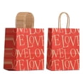 thumbnail image 4 of 12x bolsas de dulces de San Valentín, bolsas de regalos para el Día de San Valentín, bolsas portátiles románticas para regalos de fiesta del Día de , Estilo A, 4 of 8