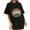 Black, variant on Fesfesfes Tshirts Women's Short Sleeve Summer Beach Printed Casual Top Pullover T-shirt Cute Tshirt for Women L(US:8)