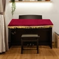 thumbnail image 1 of LIFKOME 2 Pcs Housses de Protection pour Clavier de Piano Électrique en Velours Rouge Foncé, 1 of 6