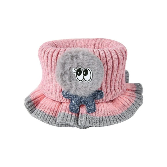 Thinsony Chauffe-Nuque Unisexe pour Enfants, Foulard Chaude Tricotée pour Camping, Ski, Randonnée en Plein Air