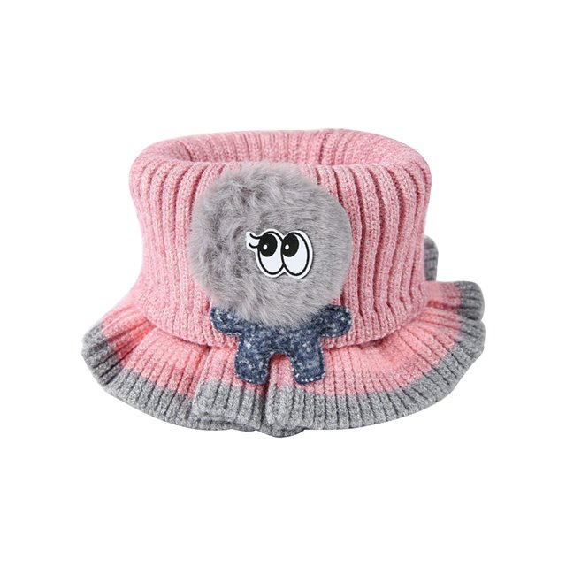 Wweixi Cache-Cou Unisexe pour Enfants Col Extérieur Camping Ski Randonnée Foulard Chaude Tricotée pour Enfants