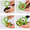 thumbnail image 5 of Couteau à Avocat Couteau à éplucher l'avocat/Éplucheur 3 en 1 / Convient pour Le Tranchage de Fruits de Cuisine （2 Pièces）, 5 of 5