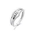 thumbnail image 1 of Jumpingount Anillo de apertura para hombre y mujer, anillos ajustables, decoración de círculos, cuentas chapadas, joyería Unisex para adultos, Ropa, zapatos y accesorios Miscelánea tipo 5 Jumpingount  AP012684-05, 1 of 6