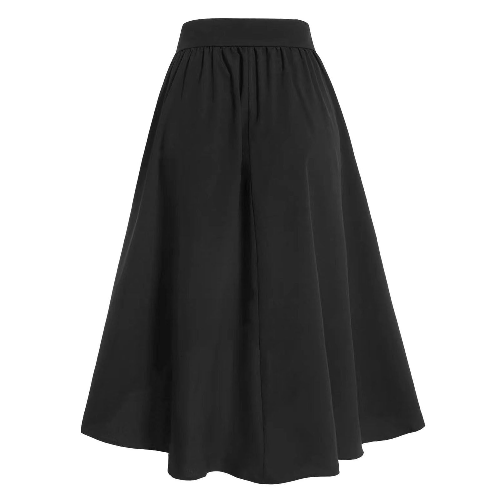 LEEy-world Maxi Skirt Women's Sportswear Soft Flowy Print Missy