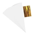 thumbnail image 4 of Bolsas transparentes de cono,Triangle Treat Bolsas Paquete de caramelos Bolsas de caramelos,Bolsas de cono transparente Bolsa de regalo de dulces con lazos retorcidos,Bolsas de golosinas en, 4 of 9