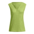 thumbnail image 5 of Besolor Womens Tank Tops V Neck Knit Summer Casual Sleeveless Loose Tee Shirts Plain Lightweight Tank Tops Blouse, 5 of 5