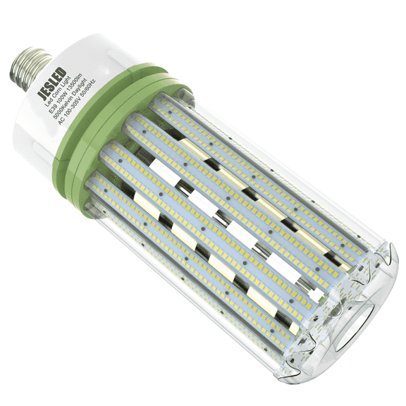 JESLED E39 Mogul Base LED Corn Light Bulbs,100W Daylight Whtie 5000K,AC 100-305V,360°Beam Angle,Replacement CFL Metal Halide HID HPS lamp,Pack of 1