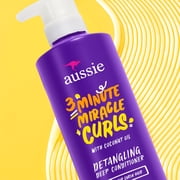 Aussie 3 Minute Miracle Curls Conditioner, for All Hair Types, Paraben Free, 16 fl oz